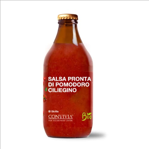 Salsa pronta di pomodoro ciliegino biologico 330g