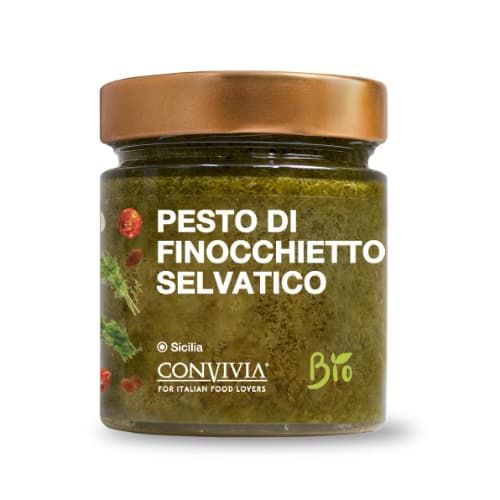 Pesto di finocchietto selvatico bio 190g